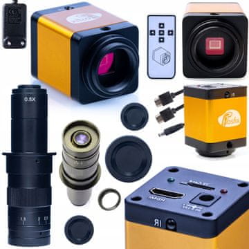 Rosfix Digitalni mikroskop s 180-kratno povečavo in kamero Pegasus Pro 12MP CMOS 2v1.