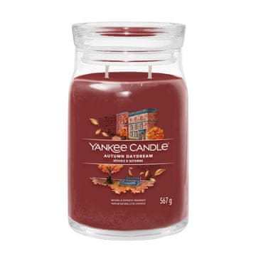 Yankee Candle Jesensko sanjarjenje - Yankee Candle Signature - Velika sveča z dvema stenjema