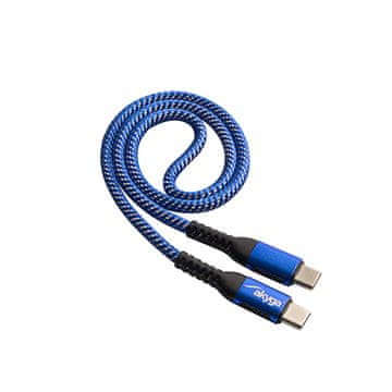Akyga Akyga AK-USB-36 USB-C kabel Pleteni USB kabel 100W E-Mark PD QC 0,5 m 480 Mb/s