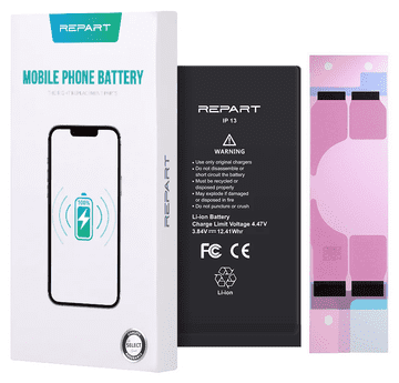 shumee Polnilna baterija za Apple iPhone 13, povečana kapaciteta 3450 mAh, nadomestna
