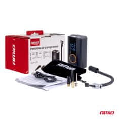 AMIO Brezžični avtomobilski kompresor z LED zaslonom 40W USB-C acomp-25 amio-04414