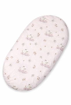 MY SWEET BABY Bombažna rjuha za voziček Boho Moses Basket, Gondola, 75x35 cm - Little Swans