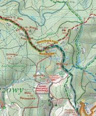 Compass Zlate gore, Rychlebske Hory. Laminirana turistična karta. Izdaja 2025. Kompas