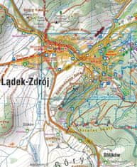 Compass Zlate gore, Rychlebske Hory. Laminirana turistična karta. Izdaja 2025. Kompas