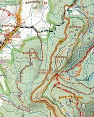 Compass Zlate gore, Rychlebske Hory. Laminirana turistična karta. Izdaja 2025. Kompas
