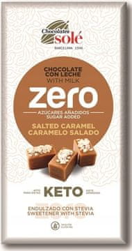 shumee Mlečna čokolada brez dodanega sladkorja, slana karamela s stevio, keto, 100 g