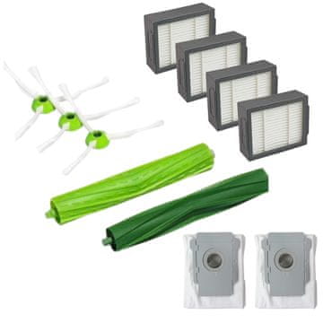 shumee Krtače, valjčki, filtri, vrečke za iRobot Roomba I7 E5 E6 i3+ i4+ i5+ i6+ i7+