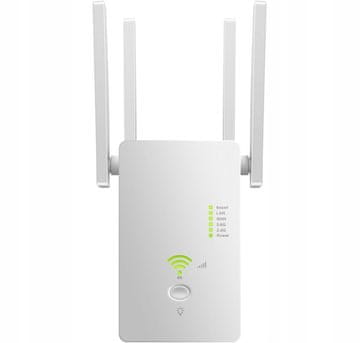 shumee Koanni Wi-Fi repetitor dvopasovni 2,4 GHz/5 GHz 1200 Mb/s ojačevalnik signala