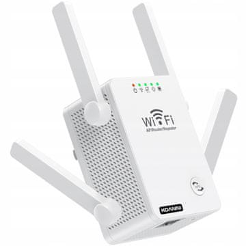 shumee Ojačevalnik Wi-Fi signala, repetitor z visoko močjo 300Mb/s - 4 antene Koanni