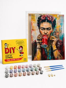 shumee Slikanje po številkah z okvirjem Slike za slikanje - Frida Coca-Cola 40x50 cm