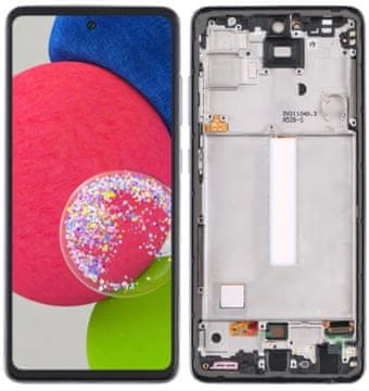 shumee LCD zaslon + zaslon na dotik Samsung Galaxy A52S 5G SM-A528B Incell črn okvir