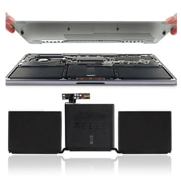 shumee Baterija za Apple MacBook Pro 13 A1708 2017 MLUQ2LL A1713 4781mAh Original TI