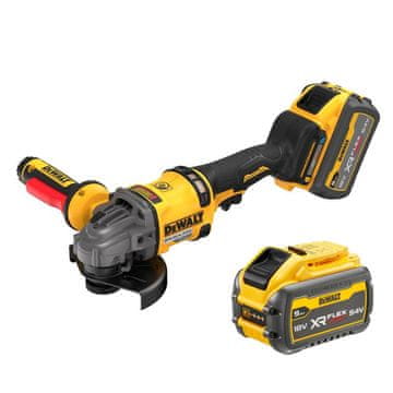 DeWalt Akumulatorski kotni brusilnik 125 mm Flexvolt SHD 54 V 2*9 Ah - DW DCG418SHX