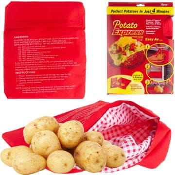 TOP GIFT BB60 Pocket za peko krompirja V mikrovalovni pečici krompir ekspres 4 minute