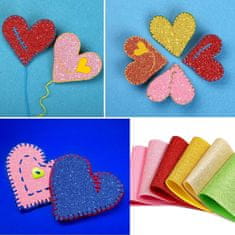 TOP GIFT TG80399 kreativni samolepilni penasti dekorativni listi A4, 10 kosov/komplet