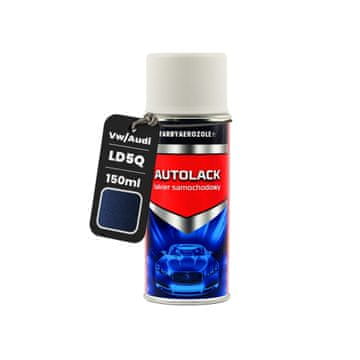 shumee LD5Q VW Audi Shadow Blue Met. Temno modra avtomobilska barva v spreju 150 ml