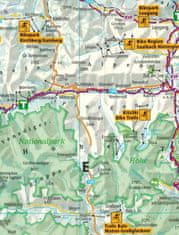shumee Alpe 1:500.000. Kolesarski zemljevid + mini vodnik. Objavljeno 2025. Kompass