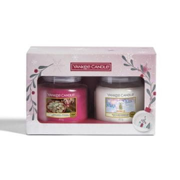Yankee Candle Darilni set Snow Globe Wonderland - Yankee Candle - 2 x srednje veliki sveči