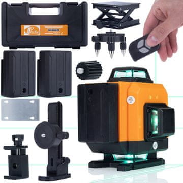 Rosfix Rosfix Orange Tiger 16-vrstični laserski nivelir ROT16L v kovčku s kompletom