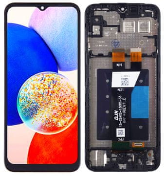shumee Originalni LCD zaslon na dotik za Samsung Galaxy A14 A146P 5G MediaTek okvir