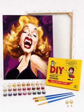 shumee Slikanje po številkah z okvirjem Slike za slikanje - Marilyn Monroe 40x50 cm