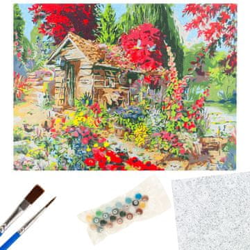 TOP GIFT TG64616-3 slika ZA SLIKANJE PO ŠTEVILKAH BREZ OKVIRJA 30x40 podeželska hiša