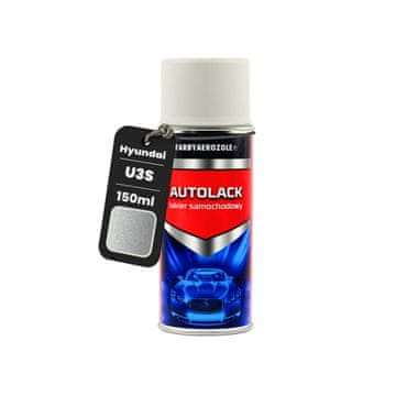 shumee Barva v spreju za avtomobile Hyundai U3S Platinum Silver Metal Silver 150ml