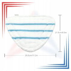 shumee Ariete Silvercrest Cadry H2O prevleka za parni mop iz mikrovlaken - 5 kosov