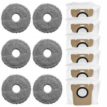 shumee Vrečke in krpe za Dreame L10S Ultra L10 L20, za Xiaomi Vacuum X10 X10+ X20+