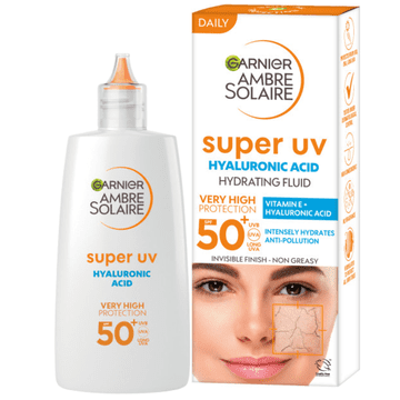 L’Oréal Garnier Ambre Solaire Super UV zaščitni fluid za obraz SPF 50+ 40 ml
