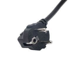 Akyga 3-pinski napajalni kabel za prenosnik AK-NB-08A, deteljica, IEC C5 CEE 7/7, 1 m