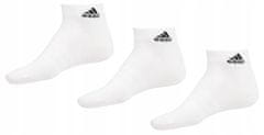 Adidas Y9955 Adidas tanke in lahke nogavice do gležnjev bele barve, velikost 34-37