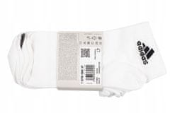 Adidas Y9955 Adidas tanke in lahke nogavice do gležnjev bele barve, velikost 34-37