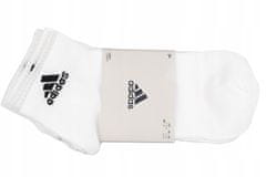 Adidas Y9955 Adidas tanke in lahke nogavice do gležnjev bele barve, velikost 34-37