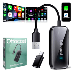 Ottocast Avtomobilski adapter Ottocast Play2Video Ultra Carplay/Android Auto vse v 1