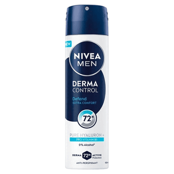 Nivea Nivea Men Derma Control Defend 72H antiperspirant v spreju za moške 150 ml