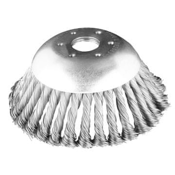 shumee Žična krtača za bencinsko koso grmovje 150 x 25,4 mm, trda, zapletena žica