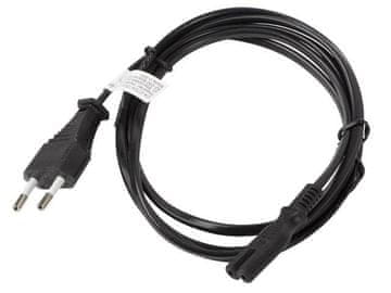 shumee Lanberg CEE 7/16 -> IEC 320 C7 euro (radio) napajalni kabel 3 m črne barve