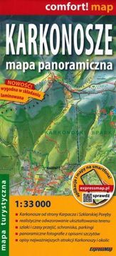 shumee Krkonoše 1:33.000. Laminiran panoramski zemljevid. Izdaja 2025. ExpressMap