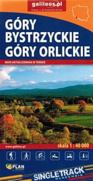 shumee Bistrziško in Orliško gorovje. Turistični zemljevid. Izdaja 2024. Galileos