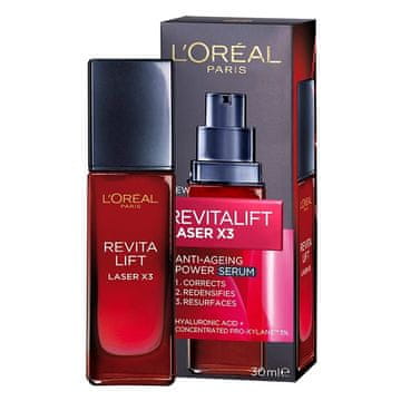 L’Oréal Loreal Revitalift Laser x3 regeneracijski serum za obraz proti gubam 30 ml