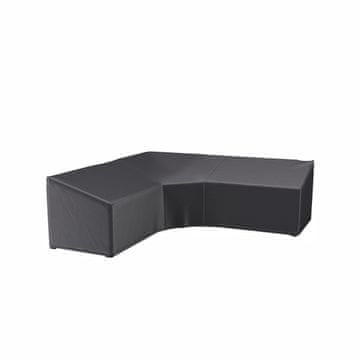 shumee Vrtna prevleka v obliki črke L 7955 255x255x90cm 7955 AeroCover siva Homms