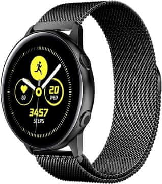 shumee Pašček za Huawei Watch GT 4 5 6 41MM klasičen eleganten 18MM pašček07_ČRNA