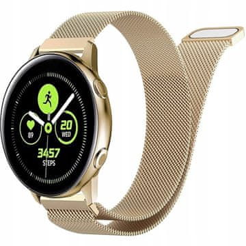 shumee Pašček za Huawei Watch GT 4 5 6 41MM klasičen eleganten 18MM pašček07_ZLAT