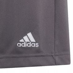 Adidas Y9902 Adidas kratke hlače nad kolenom, poliester, sive barve, velikost 152