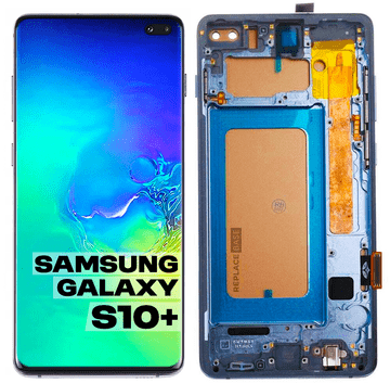 shumee LCD zaslon + zaslon na dotik Samsung Galaxy S10 Plus G975 Incell črn okvir