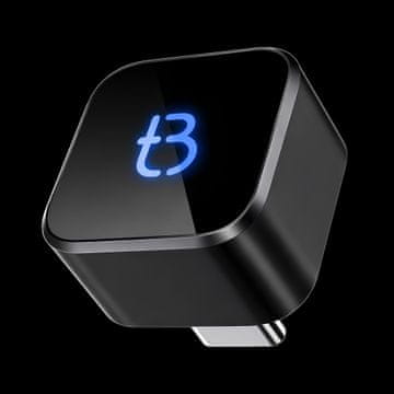 shumee Brezžični adapter Tradebit TB cube USB-C CarPlay / Android Auto črne barve
