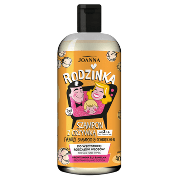 Joanna Joanna Rodzinka šampon in balzam za vse tipe las s provitaminom B5 400 ml