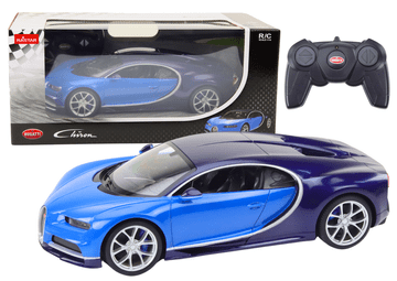 slomart RASTAR RC avto Bugatti Veyron Chiron, 1:14, modra