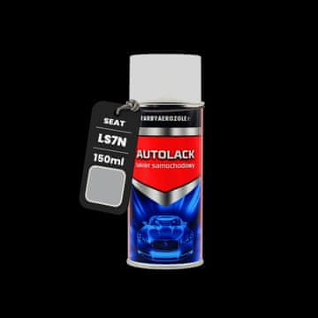 shumee Pripravljen sprej 150ml akrilni lak za VW Audi Seat LS7N siva artico MET.
